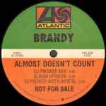 Cover of Almost Doesn't Count (The Remixes), 1999, Vinyl