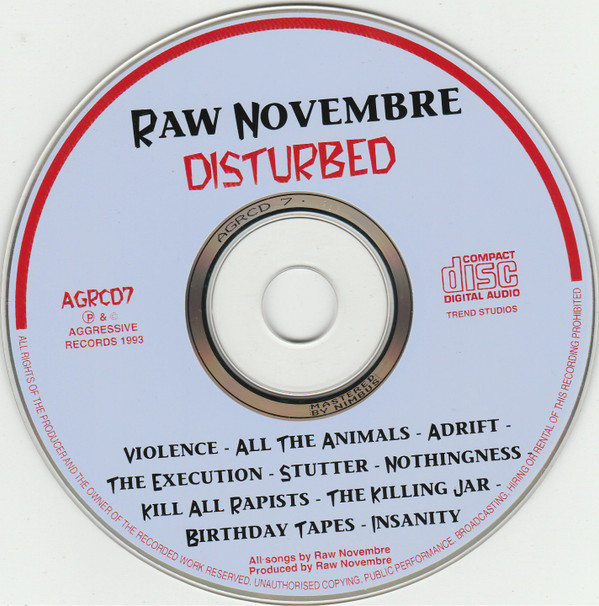 descargar álbum Raw Novembre - Disturbed