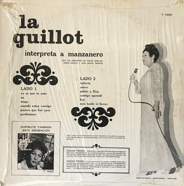 télécharger l'album Olga Guillot - Interpreta A Manzanero