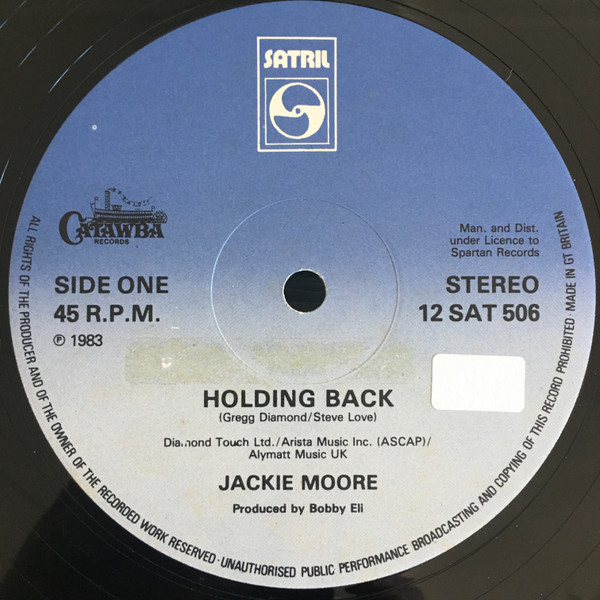 Jackie Moore – Holding Back (1983, Vinyl) - Discogs