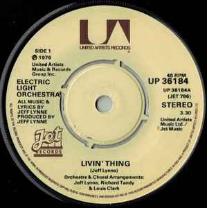 Electric Light Orchestra - Livin' Thing album cover