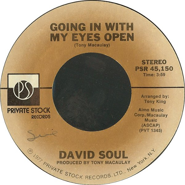 descargar álbum David Soul - Going In With My Eyes Open