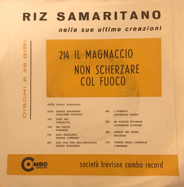 last ned album Riz Samaritano - Il Magnaccio