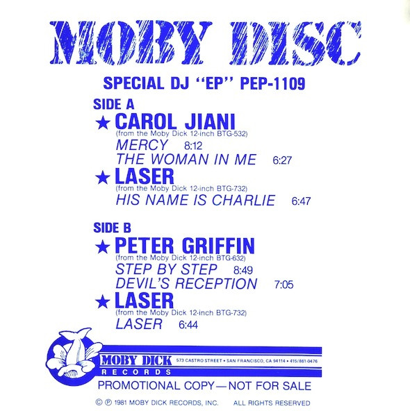 Album herunterladen Various - Moby Disc Special DJ EP
