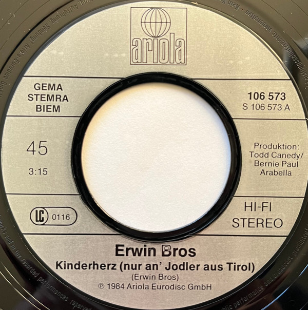 ladda ner album Erwin Bros - Kinderherz