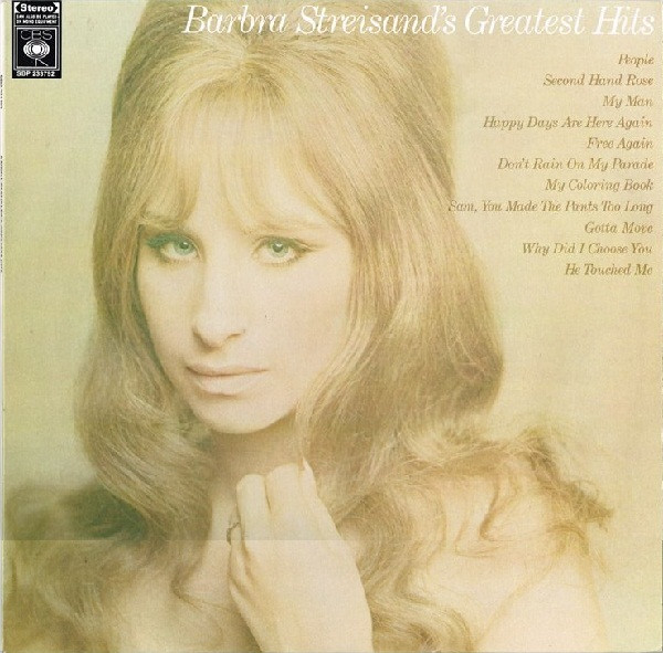 Barbra Streisand's Greatest Hits cover