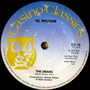 Al Wilson - The Snake / A Lovers Concerto album cover