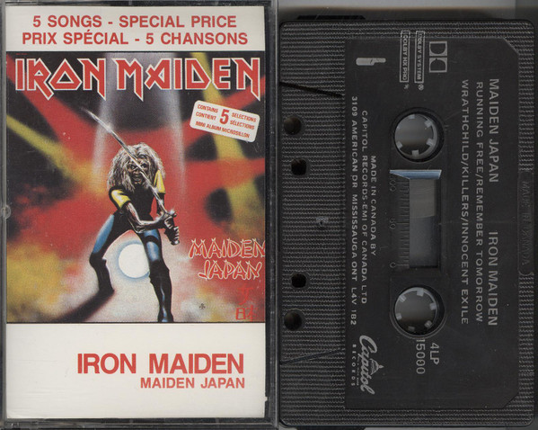 Iron Maiden – Maiden Japan (1981, Dolby HX Pro, Cassette) - Discogs