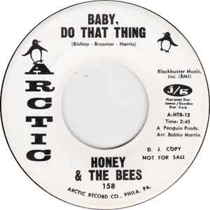 Honey And The Bees - Baby, Do That Thing / Sunday Kind Of Love album cover