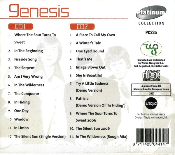 last ned album Genesis - Genesis Platinum Collection