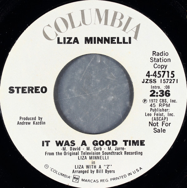 last ned album Liza Minnelli - Ring Them Bells It Was A Good Time