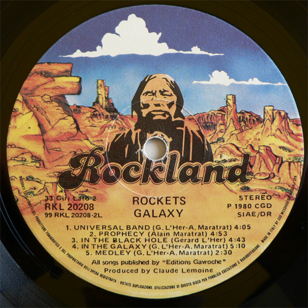 Rockets - Galaxy | Rockland Records (RKL 20208) - 8