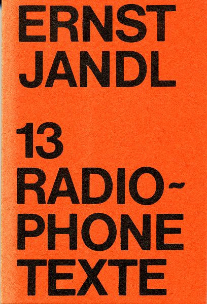 Album herunterladen Download Ernst Jandl - 13 Radiophone Texte album