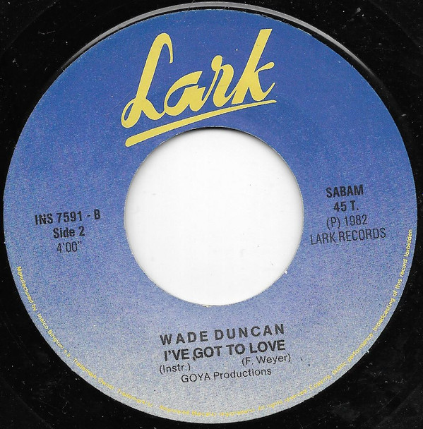 baixar álbum Wade Duncan - Ive Got To Love