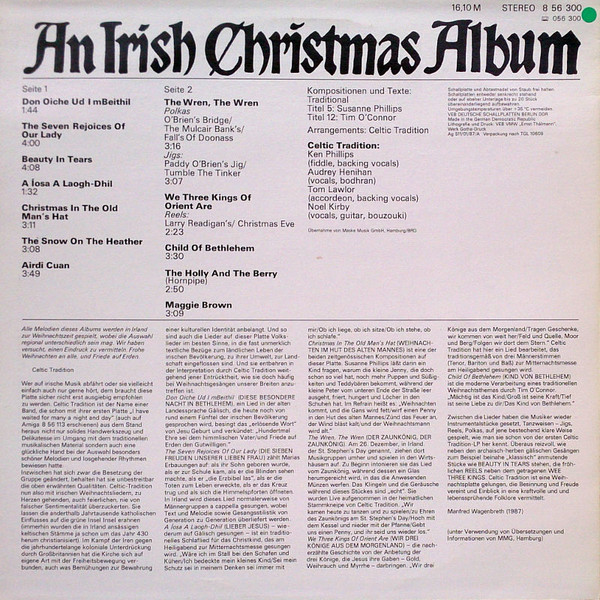 Album herunterladen Celtic Tradition - An Irish Christmas Album