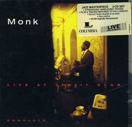 Monk – Live At The It Club - Complete (CD) - Discogs