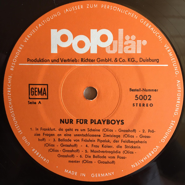 descargar álbum Various - Nur Für Playboys