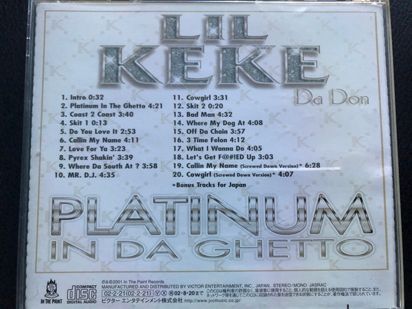 descargar álbum Lil Keke Da Don - Platinum In Da Ghetto