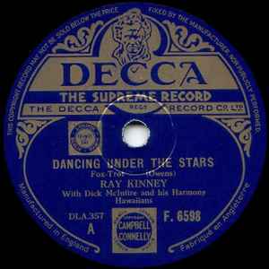 Ray Kinney - Dancing Under The Stars / Hawaiian Hospitality album cover