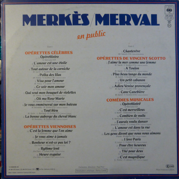 last ned album Merkès Merval - Merkès Merval En Public