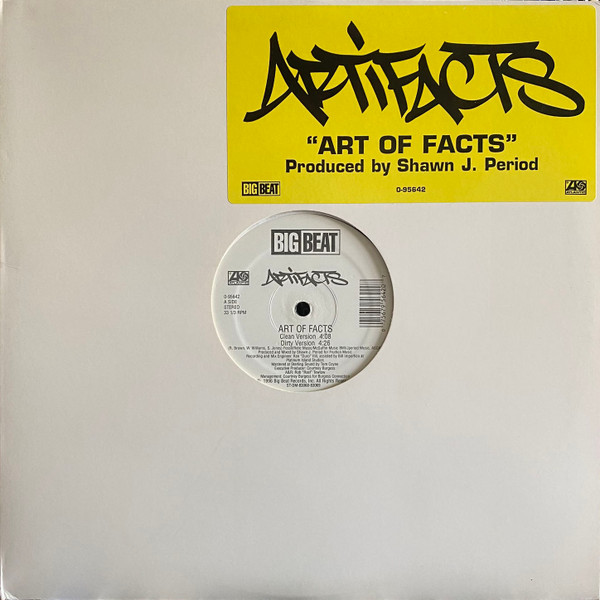 Artifacts – Art Of Facts (1996, Vinyl) - Discogs