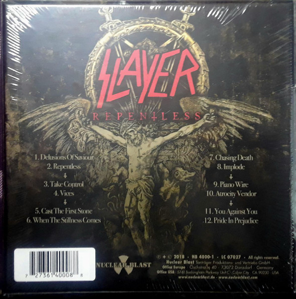 aburrido con tiempo Mil millones Slayer – Repentless (2018, Box Set) - Discogs