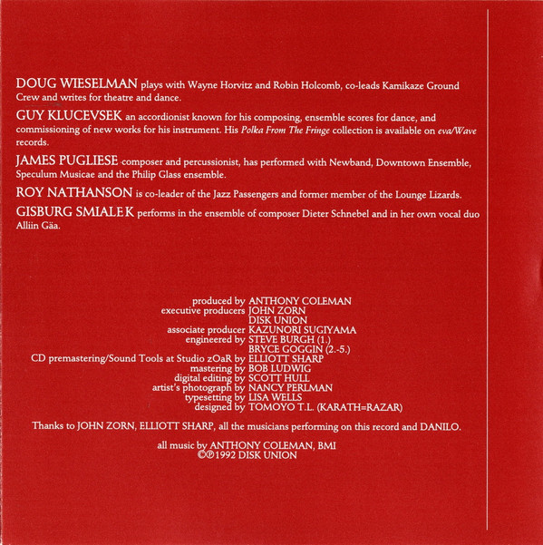 last ned album Anthony Coleman - Disco By Night