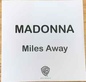 Madonna - Miles Away album cover