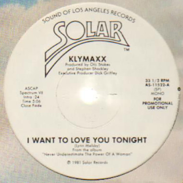 descargar álbum Klymaxx - I Want To Love You Tonight
