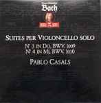 Cover of Suites Per Violoncello Solo , 1985, Vinyl