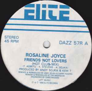Rosaline Joyce - Friends Not Lovers album cover
