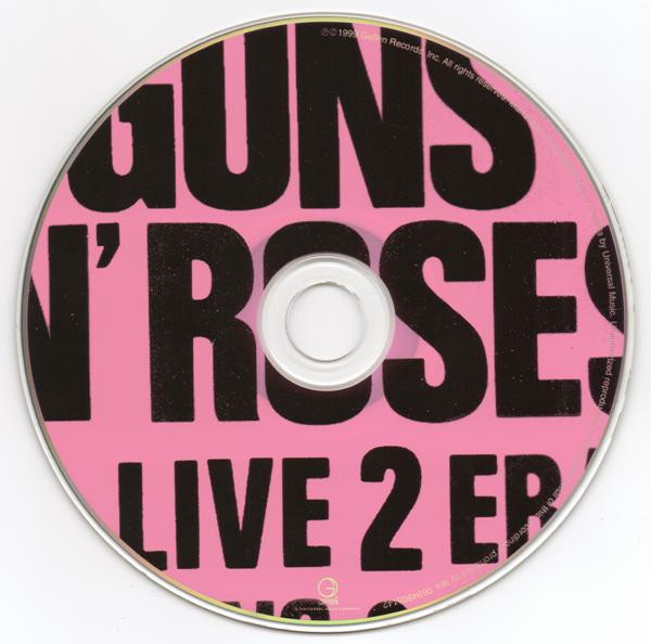 DOS CD's - GUNS N' ROSES - LIVE ERA '87-'93 - IMPORTADO