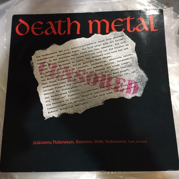 Death Metal (Censored Version, Vinyl) - Discogs