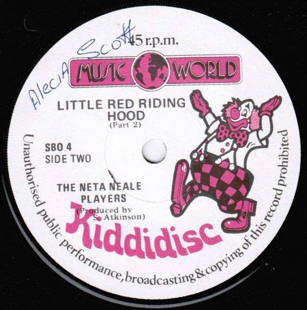 télécharger l'album Download The Neta Neale Players - Little Red Riding Hood album