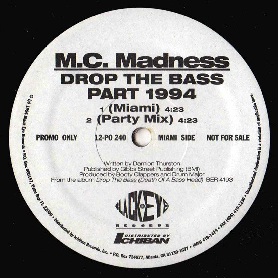 Album herunterladen MC Madness - Drop The Bass Part 1994