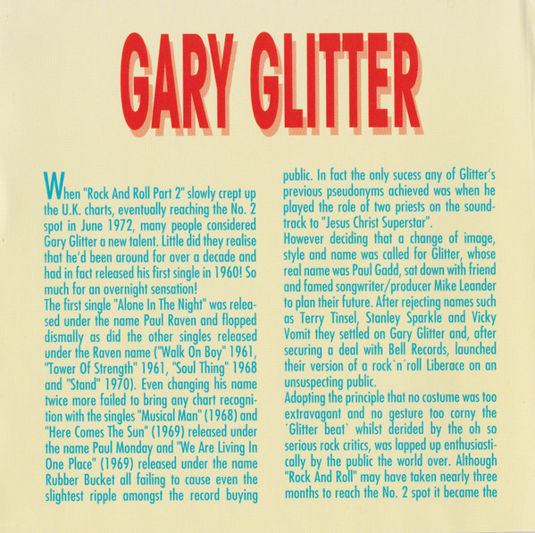 descargar álbum Gary Glitter - 20 Greatest Hits