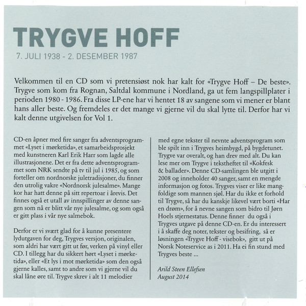 télécharger l'album Trygve Hoff - De Beste