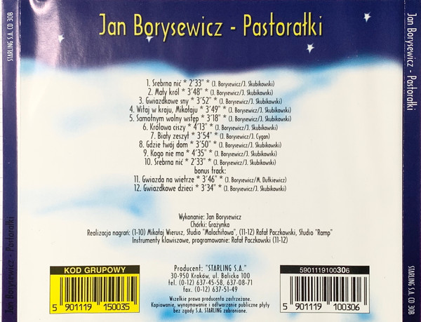 last ned album Jan Borysewicz - Pastorałki