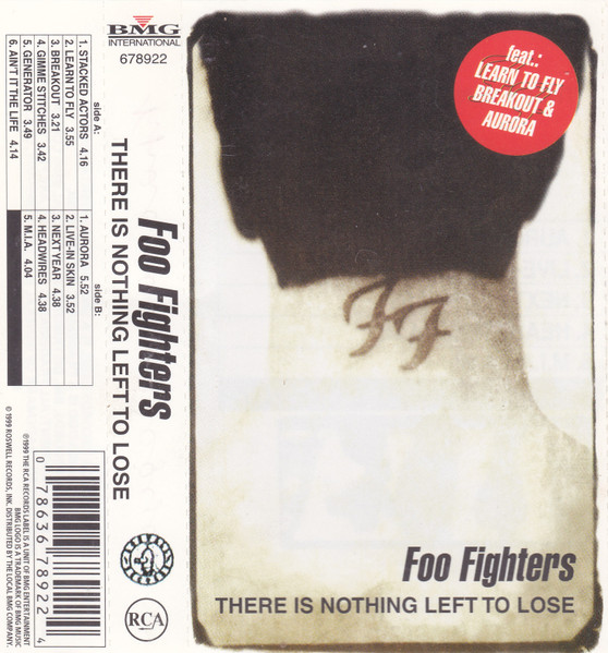 Foo Fighters – There Is Nothing Left To Lose (1999, Cassette