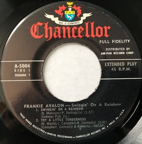 Album herunterladen Frankie Avalon - Swingin On A Rainbow