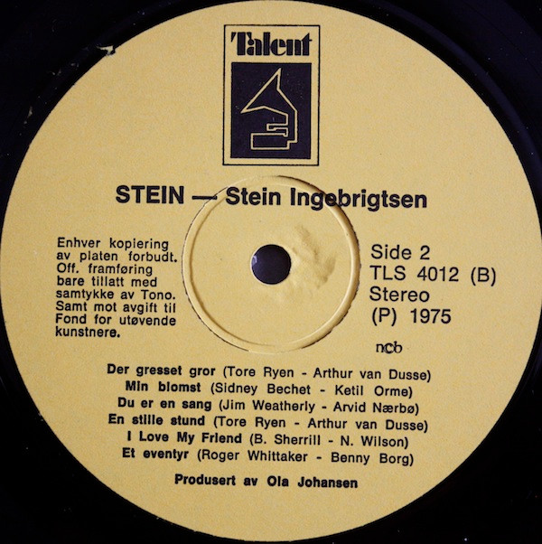 descargar álbum Stein Ingebrigtsen - Stein