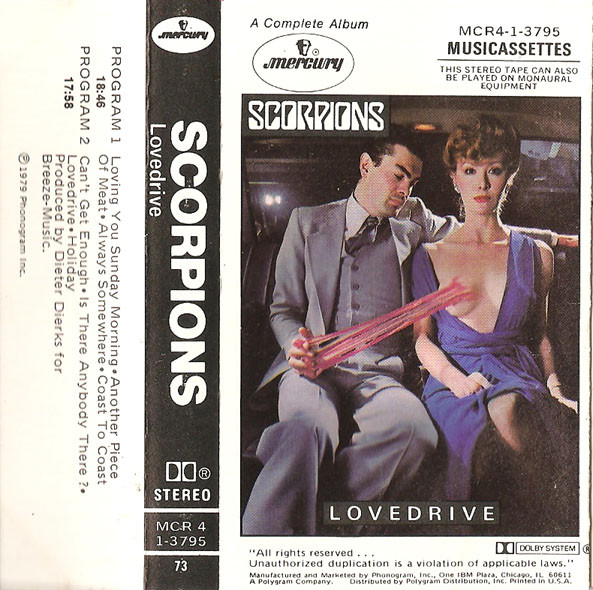 Scorpions – Lovedrive (1979, Dolby, Cassette) - Discogs