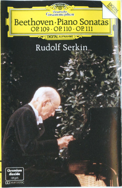 Beethoven, Rudolf Serkin – Klaviersonaten = Piano Sonatas Op. 109