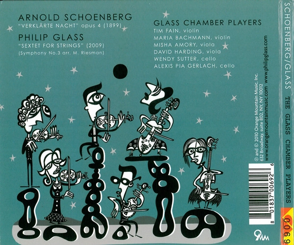 lataa albumi The Glass Chamber Players Schoenberg Glass - Verklärte Nacht Opus 4 Sextet For Strings