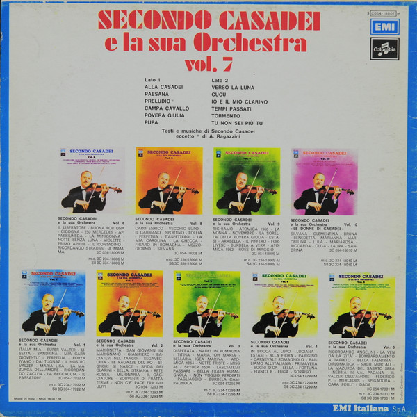 lataa albumi Secondo Casadei E La Sua Orchestra - Vol7
