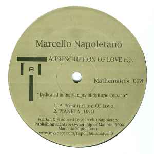 A Prescription Of Love E.P. - Marcello Napoletano