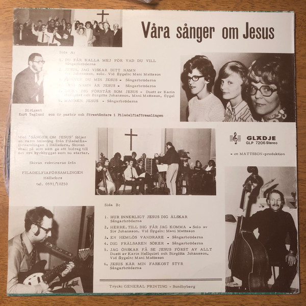 télécharger l'album Sångarbröderna Från Hällefors - Våra Sånger Om Jesus