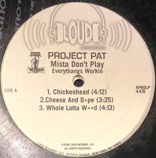Project Pat - Mista Don't Play: Everythangs Workin (Green Vinyl 2xLP)