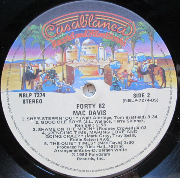 last ned album Mac Davis - Forty 82