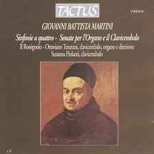 Giovanni Battista Martini - Sinfonie A Quattro - Sonate Per L'Organo E Il Clavicembalo album cover